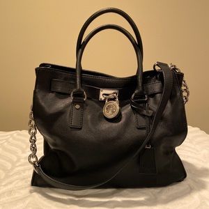 Michael Kors Black Leather Purse